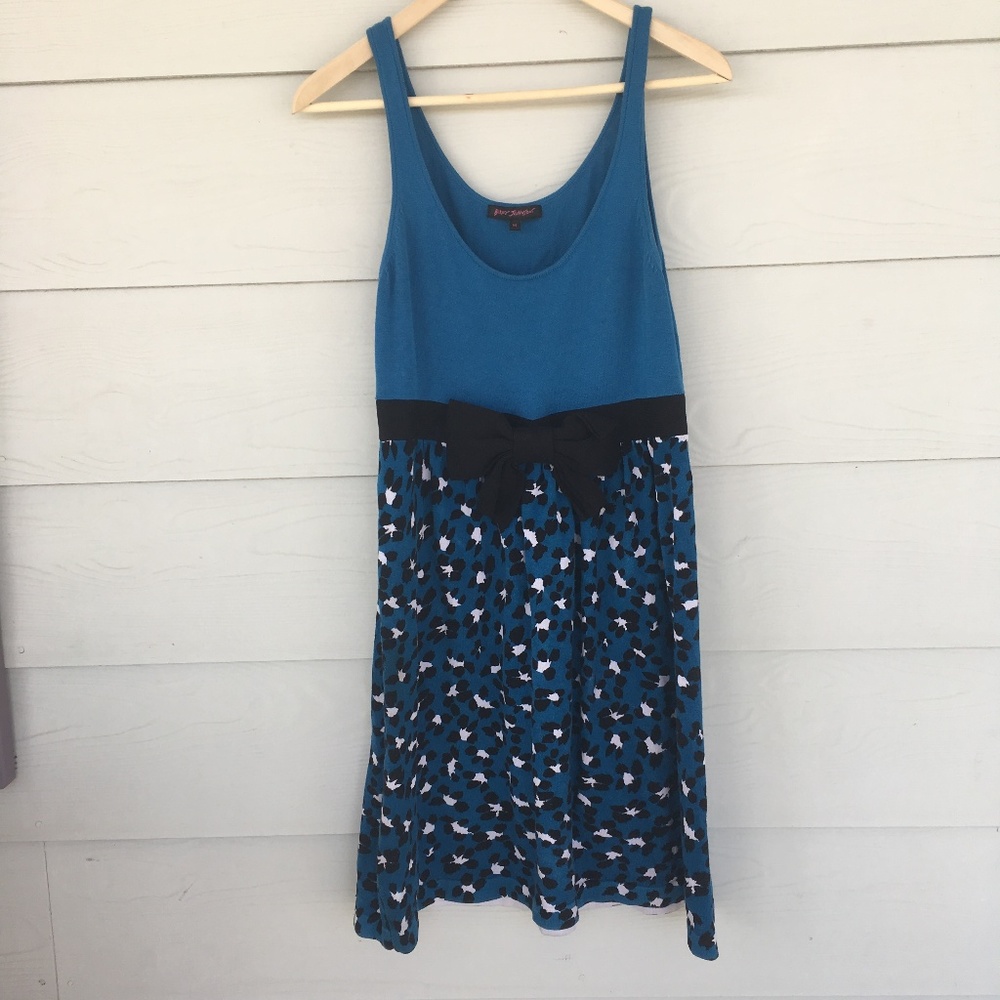 Betsey Johnson Blue Tank Dress